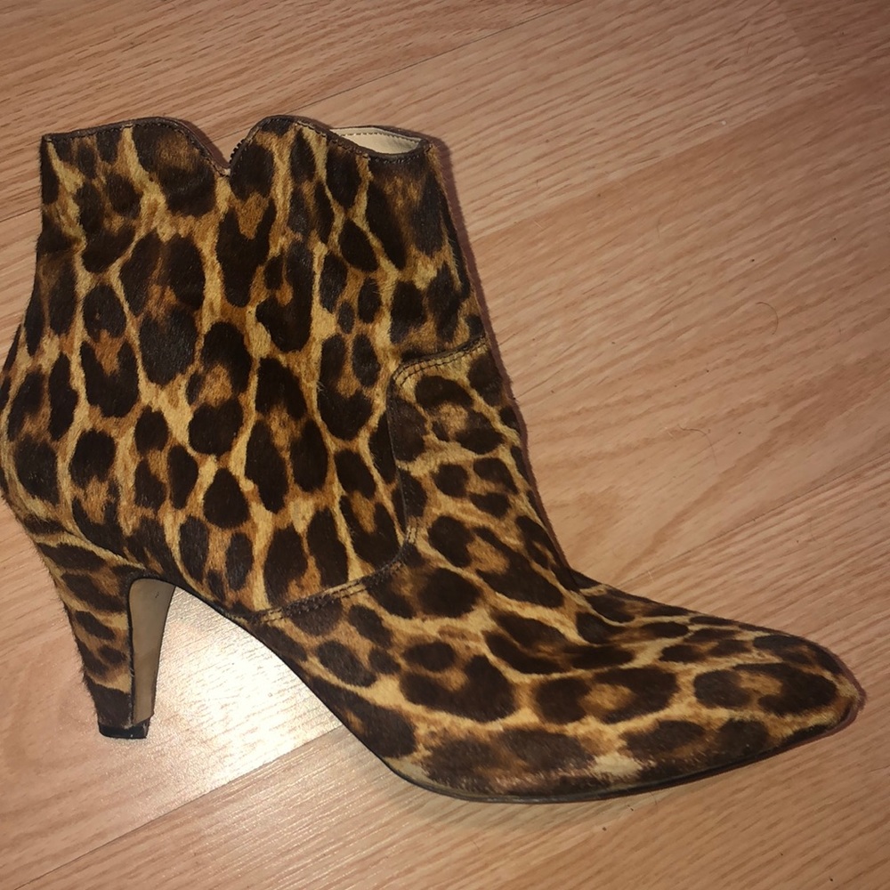 COPY - INC Animal Print Booties